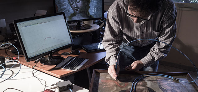 FORS Fiber Optics Reflectance Spectroscopy pigments identification