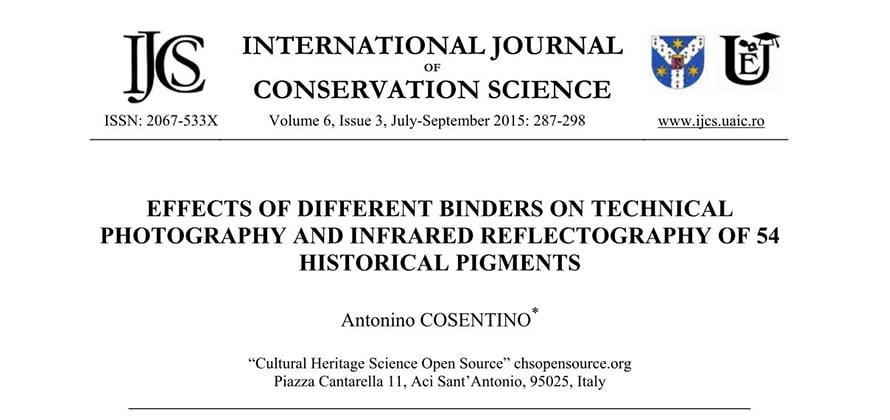Effect of different binders
