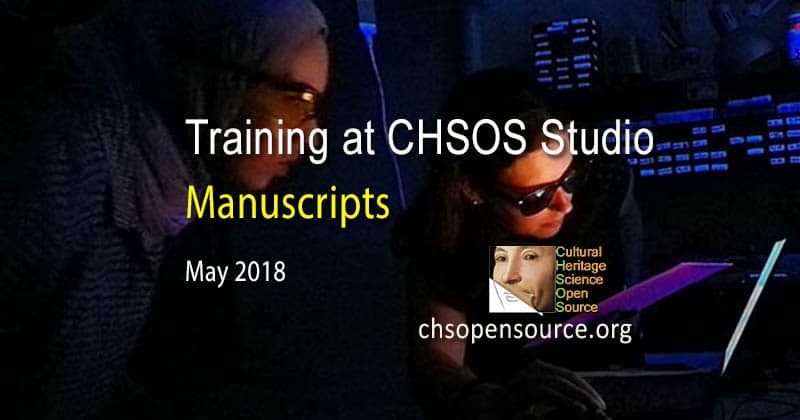 CHSOS training may 2018 manuscripts