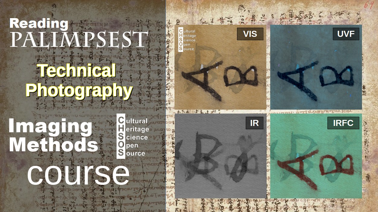 Course - Reading Palimpsests - Technical Photography