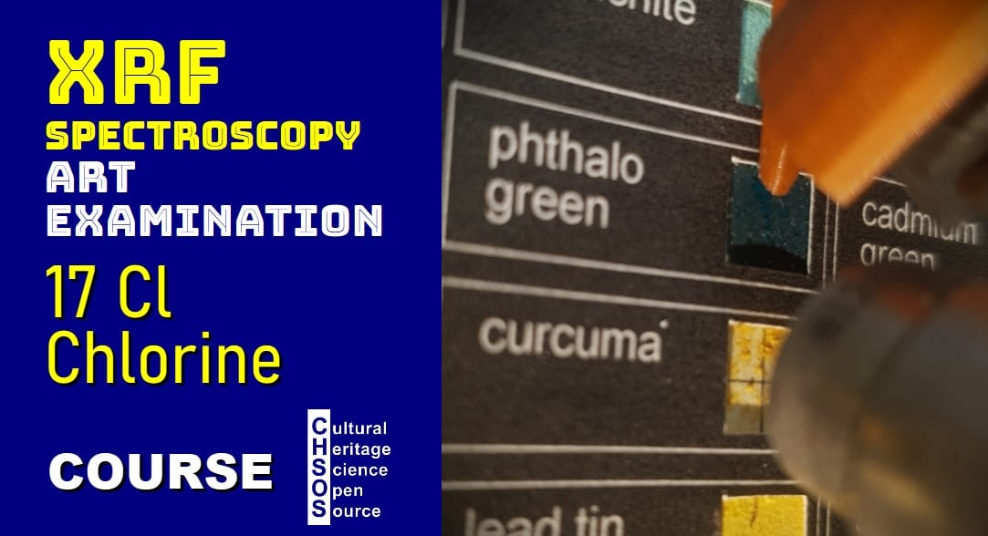 XRF Spectroscopy for Art Examination - chlorine