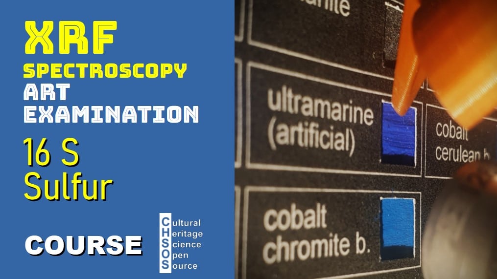 XRF Spectroscopy for Art Examination - sulfur