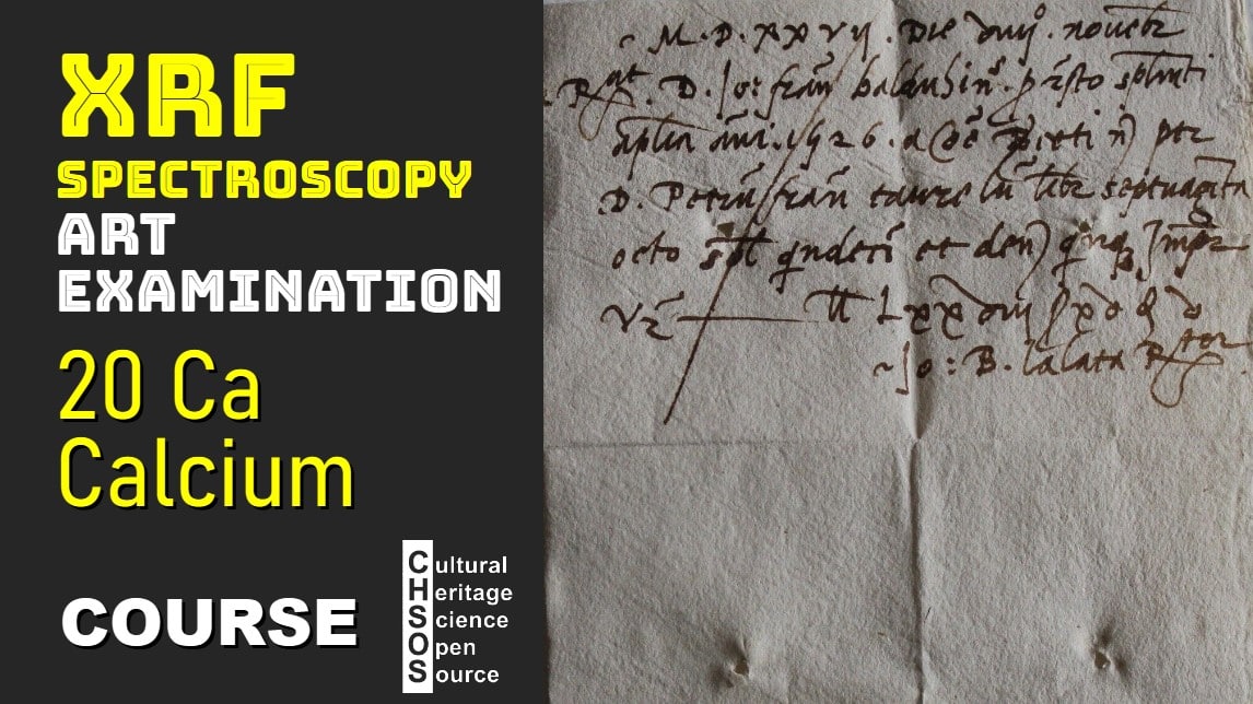 XRF Spectroscopy for Art Examination - calcium