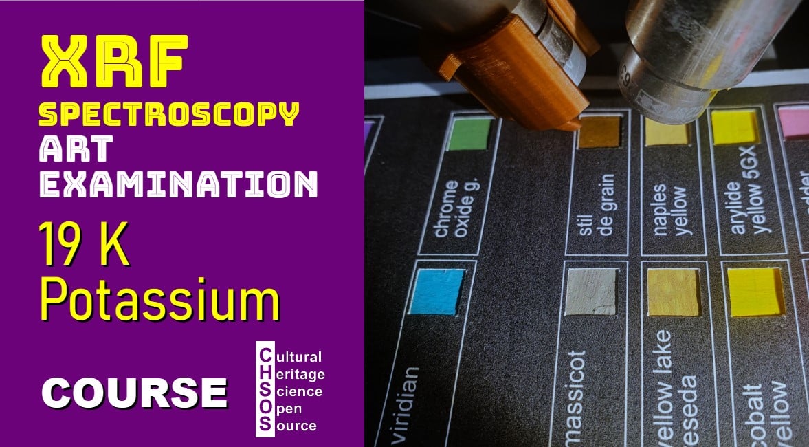 XRF Spectroscopy for Art Examination - potassium