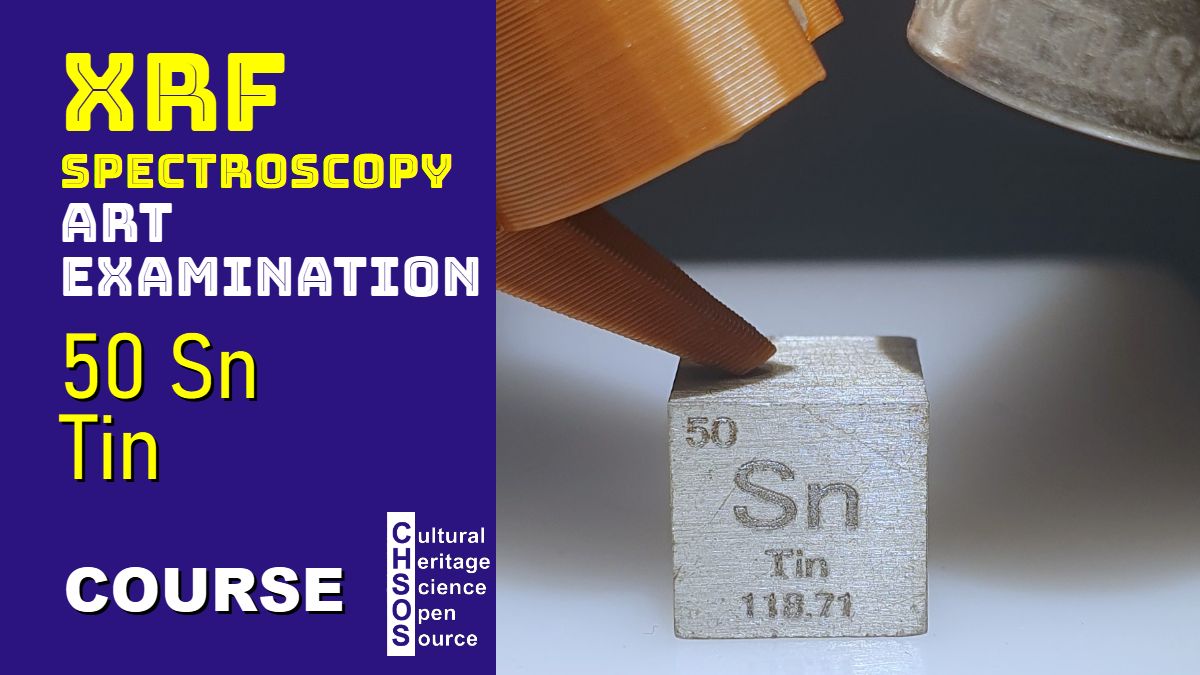 XRF Spectroscopy for Art Examination - tin