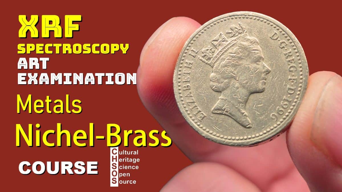 XRF Spectroscopy for Art Examination - Metals - nickel-brass